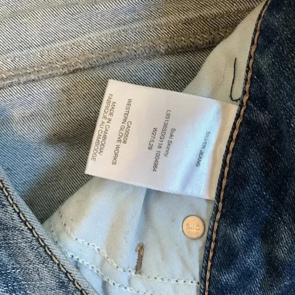 Silver suki skinny jeans - Picture 3 of 6